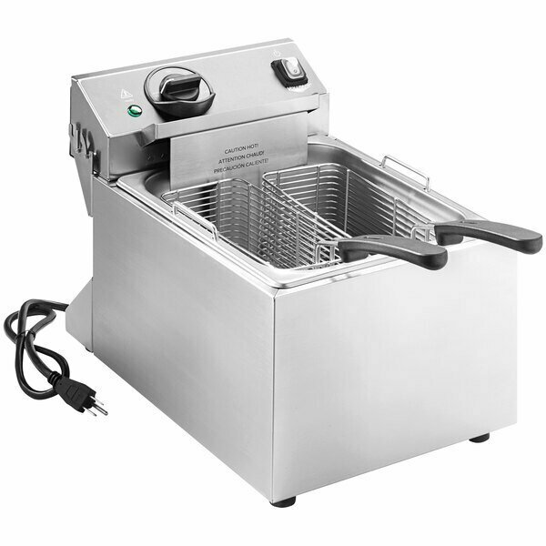 Vollrath CF-1800 10 lb. Commercial Countertop Deep Fryer - 120V 922CF1800